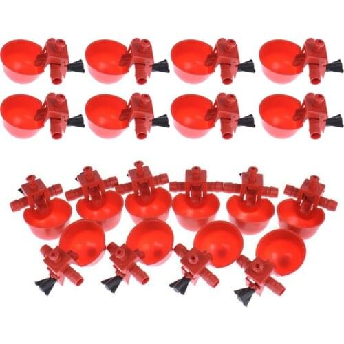10/5pcs Poultry Water Drinker Cup Bird Coop Feed Cup Chick Hanging Cup Drink Fountains Birds Water Bowl Drink Watering Supplies