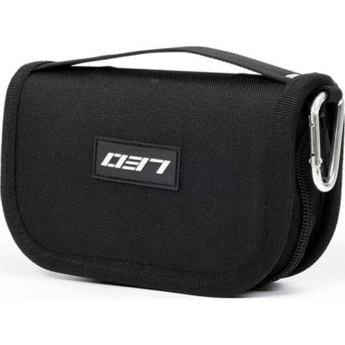 Portable Outdoor Fishing Bag Large Capacity Canvas Zipper Sequins Spoon Lure Bait Tackle Bag Fishhooks Hand Spinner Storage Case