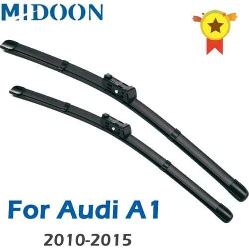 MIDOON Wiper Blades for Audi A1 Fit Push Button Arms 2010 2011 2012 2013 2014 2015