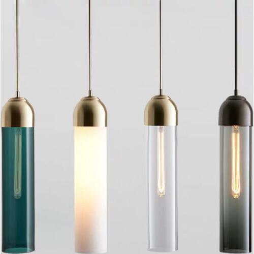 Nordic simple bedside chandelier creative restaurant cafe bar desk bedroom study living room sofa next to small chandelier