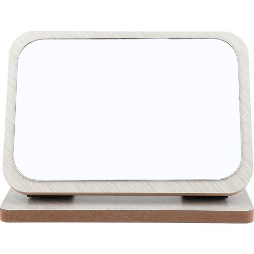 Foldable/ Detachable Standing Mirror Cosmetic Mirror Table Mirror with Wood Frame and Stand Mirror