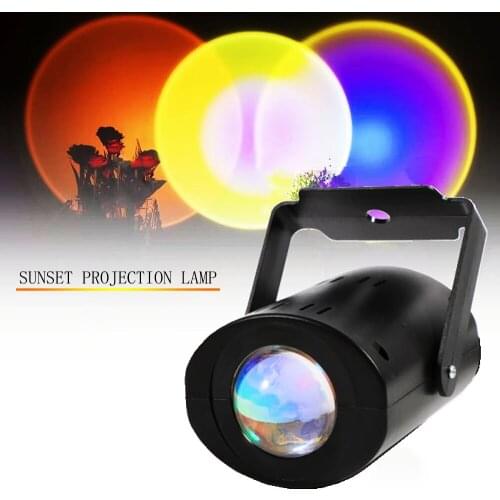 Usb Sunset Lamp Room Decoration Projetor Wall Indoor Lighting Projection Luces Led Para Habitacion Veilleuse Lamparas Night Ligh