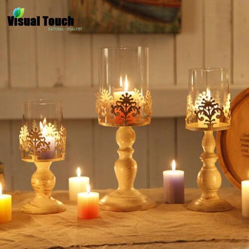 Visual Touch Decorative Candlesticks Lanterns