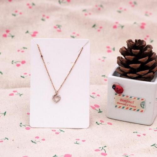 High Quality 6x9cm Kraft Jewelry Cards Paper Earrings Card Necklace Display Packaging Card Tags wh