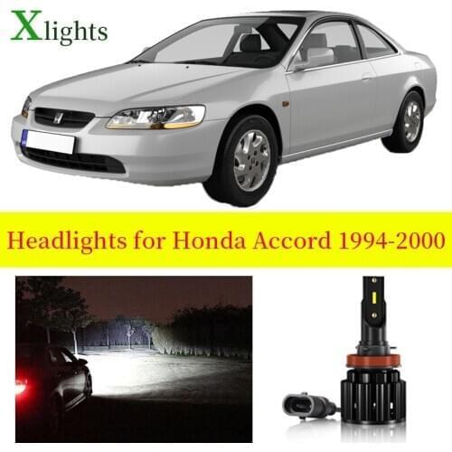 Xlights Car Bulbs For Honda Accord 1994 1995 1996 1997 1998 1999 2000 LED Headlight Low High Beam Auto Light Lamp