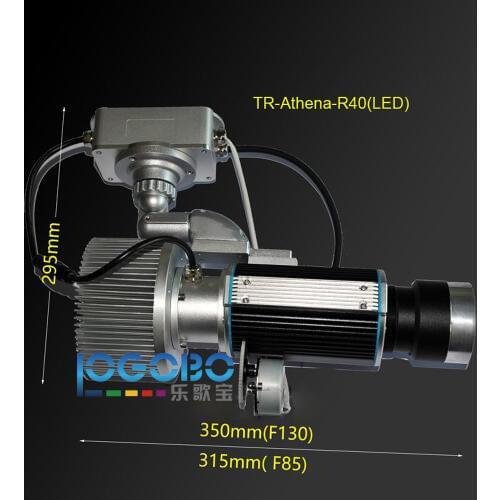 Bright 40W Led Gobo Projector Cheap Custom Moving Tree Gobo Stage Lighting Effect Advertising Logo Projection Lamp Dropshipping