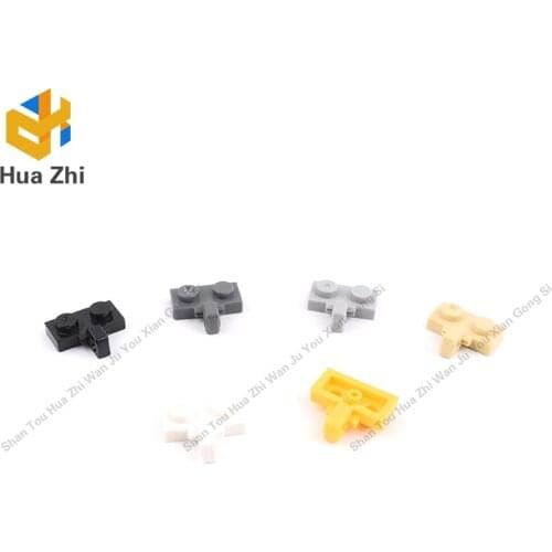 10PCS 44567 Hinge Plate 1 x 2 Locking with 1 Finger on Side, with Groove Building Blocks Parts MOC DIY Education Brick
