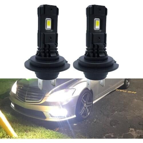 2PCS Fog Lights 100W Super Bright H7 LED Car lights 3000lm 6000K White H7 Fog Lamp Driving lights 12V 24V