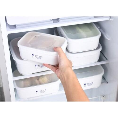 2021 Food Luch Box Food Storage Container Plastic Bento Fresh-Keeping Box Food Preservation Refrigerator Organizer Home Fashion