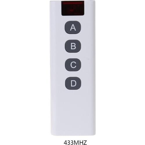 2021 New Universal Wireless Learning Code Digital Remote Controller Transmitter 1/2/3/4/6/8/10 Channels Buttons Keypad AK-7010TX