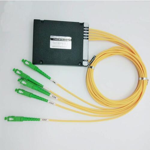 4channel Fiber Optic CWDM Mux Demux Module 1270-1610nm with SC/FC/LC/ST Connector