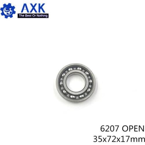 6207 Bearing 35*72*17 mm ABEC-3 P6 ( 1 PC ) For Motorcycles Engine Crankshaft 6207 OPEN Ball Bearings Without Grease