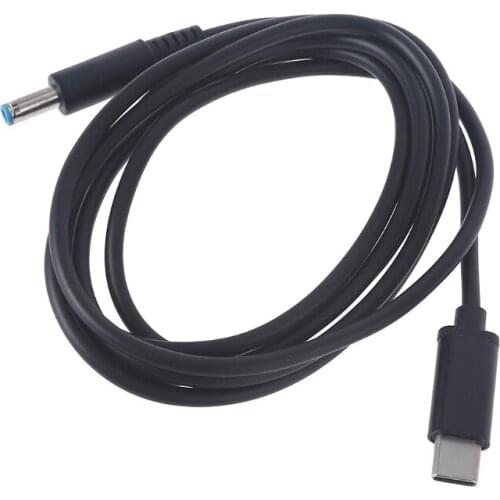 28EA 20V 3-5A Type-C Charger Adapter Compatible with HP-Laptop Type-C PD Power Adapter Converter to 4.5x3.0 DC Plug