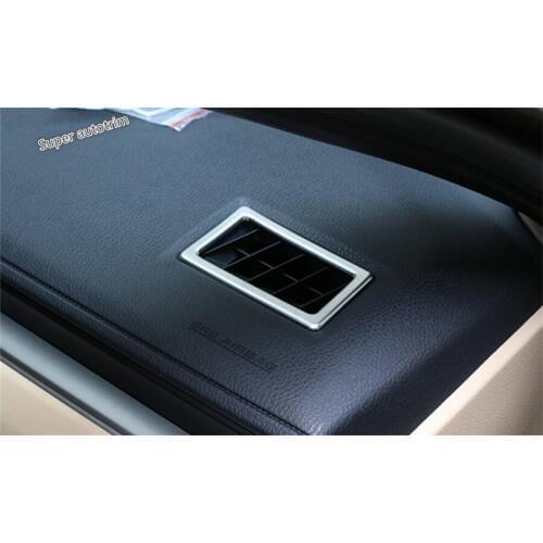 Lapetus Accessories Interior Air Conditioning AC Vent Outlet Frame Cover Trim 4 Piece Fit For Toyota Corolla 2017 2018 / ABS