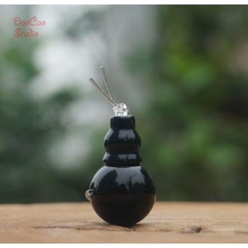 8mm 10mm 12mm 14mm Stone Black Agate Guru Bead Mala Beads Japa Mala Bracelet Jewellry Findings DIY Accessories