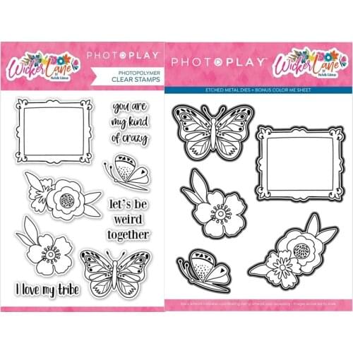 CH 2021 New Arrival WICKER LANE Metal Cutting Dies and stamp For Scrapbooking Practice Hands-on DIY Album Decor Card