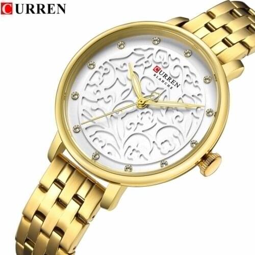 Curren Blanche Ladies Gold Watch