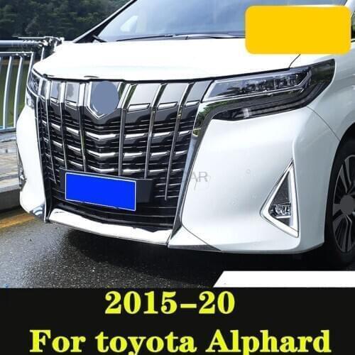 For toyota Alphard 2015-2020 Front Fog Lamp Frame decoration cover trim Exterior decoration modification Auto Accessories