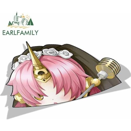 EARLFAMILY 13cm x 7.9cm Car Stickers for Berserker Fate Stay Night Peeker Peek Anime Vinyl JDM Window Trunk Laptop Wall Decal