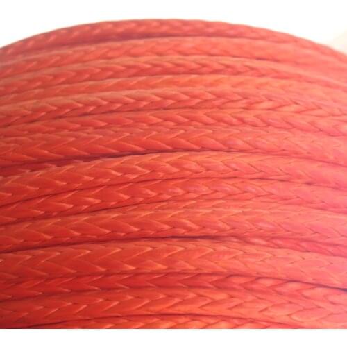 JEELY 5MM 10m Winch Line UHMWPE Fiber Hollow Braid Rope For 4WD 4x4 ATV UTV Boat Offroad