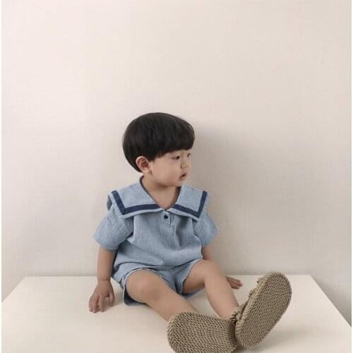 Childrens Clothing Clothing Sets For Boys Girls Muslin Clothes Kids Todler Top And Shorts 2pcs Outfits Spanish Baby Cotton Suit