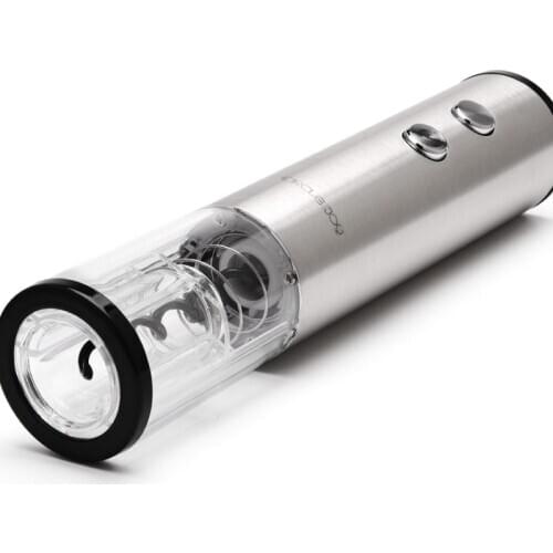 Circle Joy Round Stainless Steel Mini Plug Red Wine Stopper/Fast Decanter/Automatic Wine Bottle Opener Electric Corkscrew