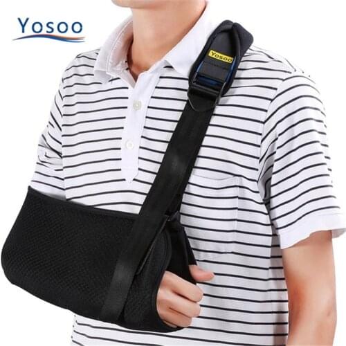 Yosoo Medical Arm Sling Dislocated Shoulder Sling Broken Arm Wrist Elbow Support Fracture Injury Arm Brace Sling For Men Women