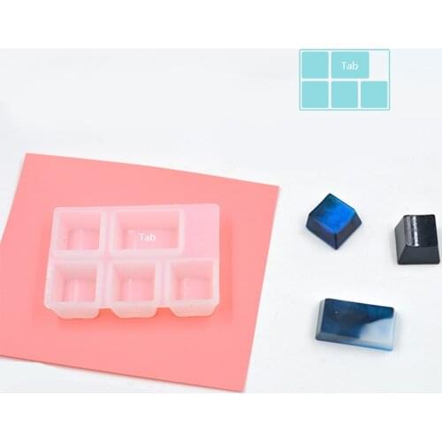 Mini Keyboard Button Silicone Handmade Fondant Cake Decorating DIY Mould Mold