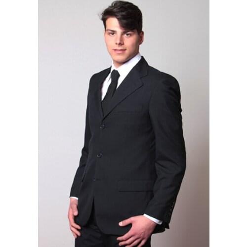 Full uniform jacket pant Cool Wool Work hotel reception desk