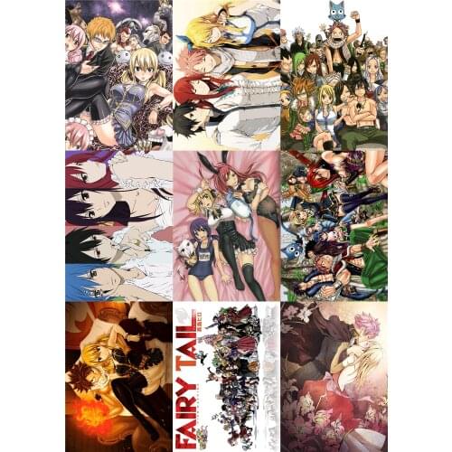 Fairy Tail Polypropylene A3 9 pieces Posters wall poster PPP123