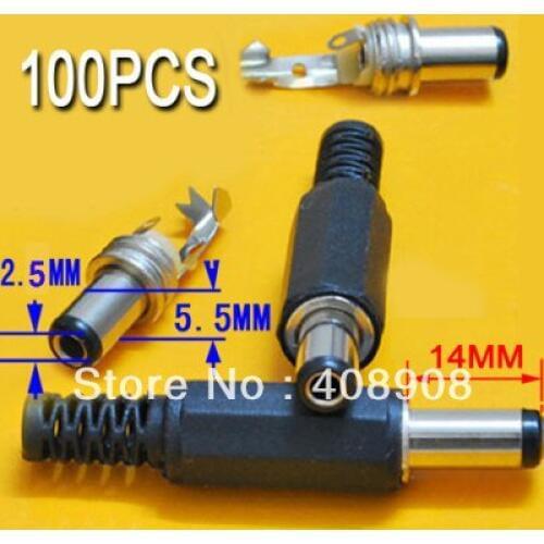 14mm 5.5mm 2.5mm DC Power Plug adapter Conversion
