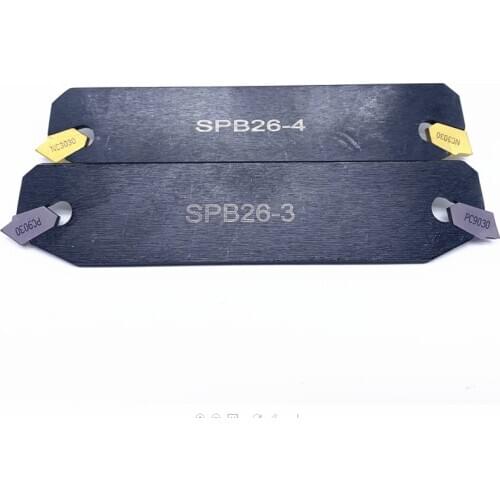 SPB26-2 SPB26-3 SPB26-4 SPB26-5 SPB32-2 SPB32-3 SPB32-4 SPB32-5 SPB32-6 Part Off Blade SPB Cutting Inserts SPB226 Lathe CNC Tool