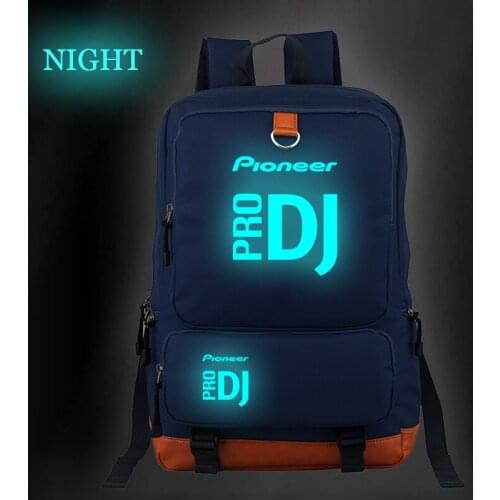 Large Capacity Backpack Pioneer Pro DJ Rucksack Teenagers Travel Backpack Men Women Laptop Bags Luminous Students School Bags