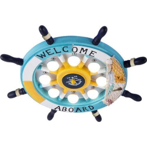 Mediterranean pirate ship rudder light LED Ceiling Lamp childrens room boys and girls bedroom ceiling dance nursery Chandelier