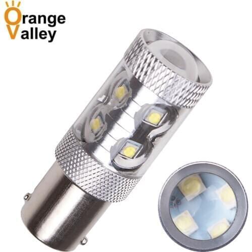 10Pcs BA15S 1156 P21W LED 10 12 16 SMD 2828 Car LED Auto DRL Turn Signal Light Reversing lamp