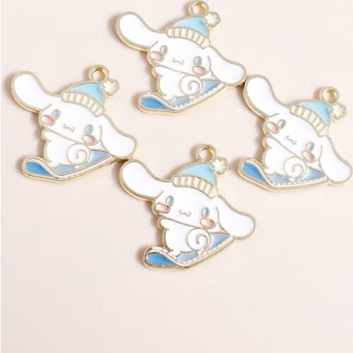 10pcs 23*22mm Cute Sport Rabbit Charms Pendants Necklaces Earrings Making Accessories Animal Skateboard diy Jewelry Findings