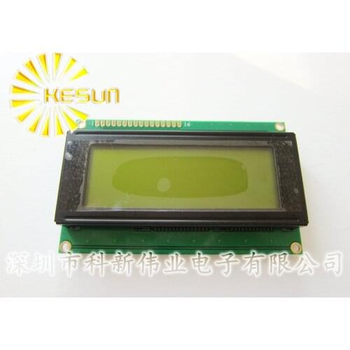 10pcs x 5V Yellow and green Screen 2004 LCD 2004A 20X4 LCD 2004 MODULE