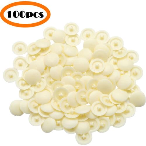 100 Premium Plastic Caps for Phillips Screw Anti Rust Protect Self-Tapping Covers Kitchen Home Furniture Nuts Accessory Hardware