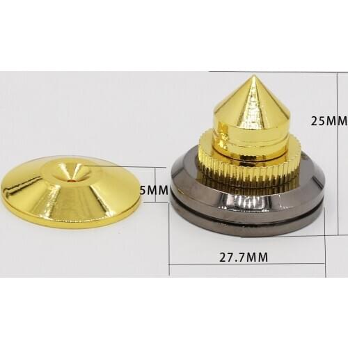 4 Sets speakers Stand Feet Foot Pad loudspeaker box Spikes Cone Floor Foot Nail