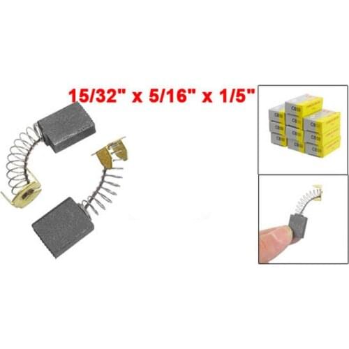 40 Pcs 15/32" x 5/16" x 1/5" CB50 Spring Carbon Brushes for Makita Motor