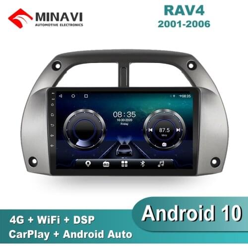 9'' IPS Android 9.0 TOYOTA RAV4 2001-2003/2004/2005/2006 Car Radio Multimedia GPS Navigation Navi Player Auto Stereo 2din WIFI