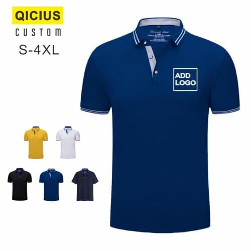 Custom Printing Summery Cheap Short Sleeve Custom Company Group Polo Shirt Logo Embroidered Top Camisa Masculina Men Shirt