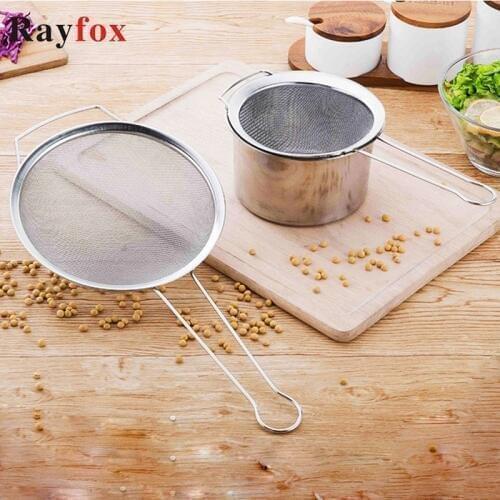 Kitchen Accessories Tools Stainless Steel Flour Sieve Cake Cookie Baking Gadget Kitchen Multifunction Tool Vegetable Fruit Sieve