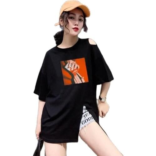 Fashion Tshirt Women 2021 Pus Size Womens Summer Student Short-Sleeved T-Shirt Women New Loose All-Match Clothes