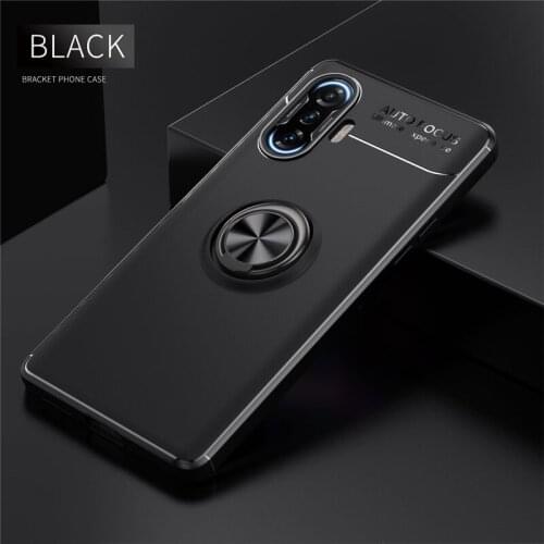 Finger Ring Fashion Matte Silicone Case for Xiaomi Redmi K40 Pro Note 10 5G Poco X3 M3 Pro 5G F 3 GT Protective Cover