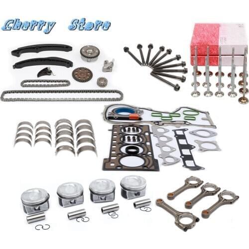 New 03C198151F Engine Pistons &Gaskets Seals Repair Auto Kit For Audi A1 A3 VW Passat B7 Golf Jetta Tiguan SKODA 1.4T 036109611K