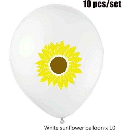 Wholesale Sunflower Theme Balloons Kids Birthday Party Decoration Baby Welcome Party Wedding Decoration Globos Baby Shower