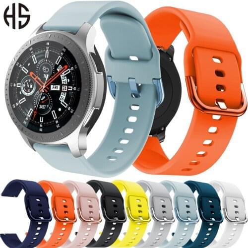 Applicable to Xiaomi Haylou RT LS05S, Xiaomi Color Watch Band Fashion Solid Color Reverse Buckle Silicone Strap TPU