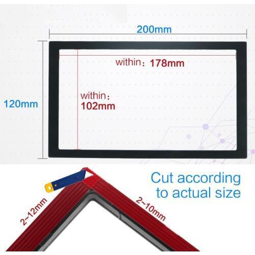 2 din Frame for car multimedia player double din auto accessories for 7 inch car radio 2din MP5 Installation accessory 178*102mm