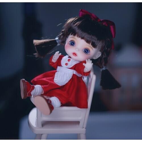 Cute BJD doll head OB11 size baby head for 1/8bjd resin head naked head makeup baby head and wig joint doll YMY body accessories